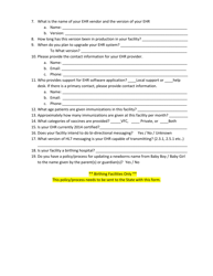 Readiness Assessment Questionnaire - Mississippi, Page 2