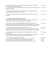Laboratory Biosafety Checklist - Biosafety Level 3 - Mississippi, Page 3