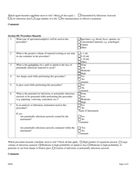 Biosafety Risk Assessment - Mississippi, Page 2
