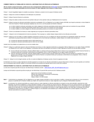 Forme BSF352 Accord Canada - Etats-Unis - Mexique Choix De La Moyenne Pour Les Vehicules Automobiles Aux Fins De La Teneur En Valeur Regionale - Canada (French), Page 2