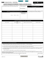 Forme BSF352 Accord Canada - Etats-Unis - Mexique Choix De La Moyenne Pour Les Vehicules Automobiles Aux Fins De La Teneur En Valeur Regionale - Canada (French), Page 3