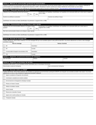 Forme BSF373 Demande D&#039;echange De Donnees Informatise (Edi) Pour La Declaration Integree DES Importations (Dii) - Canada (French), Page 2