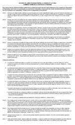 Forme B240 Accord De Libre-Echange Canada-Chili - Certificat D&#039;origine - Canada (French), Page 2