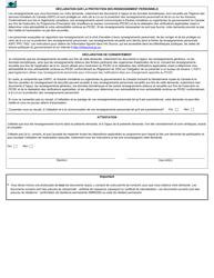 Forme BSF597 Demande De Participation Au Programme D&#039;inscription DES Chauffeurs Du Secteur Commercial - Canada (French), Page 2