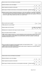 Forme BSF766 Demande De Declaration De Dispense Visee Au Paragraphe 42.1(1) De La Loi Sur L&#039;immigration Et La Protection DES Refugies (Lipr) - Canada (French), Page 10