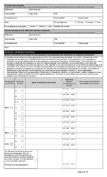 Forme BSF766 Demande De Declaration De Dispense Visee Au Paragraphe 42.1(1) De La Loi Sur L&#039;immigration Et La Protection DES Refugies (Lipr) - Canada (French), Page 2