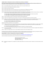 Forme BSF848 Accord Canada-Etats-Unis-Mexique Choix De La Moyenne Pour Les Vehicules Automobiles Aux Fins De La Teneur En Valeur-Travail - Canada (French), Page 2