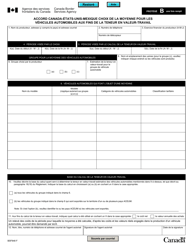 Forme BSF848 Accord Canada-Etats-Unis-Mexique Choix De La Moyenne Pour Les Vehicules Automobiles Aux Fins De La Teneur En Valeur-Travail - Canada (French), Page 3