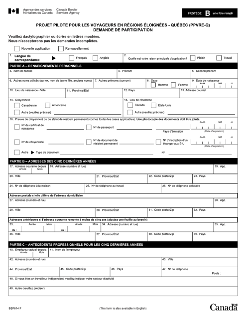 Forme BSF814  Printable Pdf