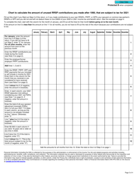 Form T1-OVP-S Simplified Individual Tax Return for Rrsp, Prpp and Spp Excess Contributions - Canada, Page 3