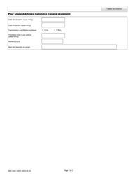 Forme AMC-GAC2203F Formulaire: Planification D&#039;activites De Visibilite Et De Reconnaissance - Canada (French), Page 2