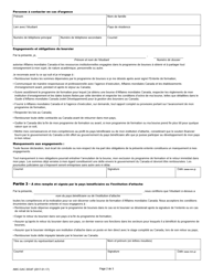 Forme AMC-GAC2654F Entente De Formation - Etudiant - Canada (French), Page 2