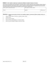 Forme AMC-GAC2654F Entente De Formation - Etudiant - Canada (French), Page 3