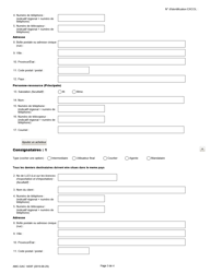 Forme EXT1403 Formulaire De Demande De Licence De Courtage (Renseignements Generaux) - Canada (French), Page 3