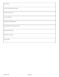 Protocol Safety and Efficacy Assessment Template - Clinical Trial Application - Canada, Page 3
