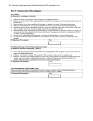 &quot;Veterinary Drug Experimental Studies Certificate (Esc) Application Form&quot; - Canada, Page 8