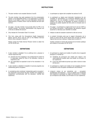 Form PWGSC-TPSGC2012 Interpretation of Medical Examination for Pension Purposes - Canada (English/French), Page 4