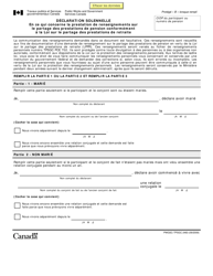 Form PWGSC-TPSGC2483 Statutory Declaration - Canada (English/French), Page 3