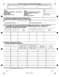 Form PWGSC-TPSGC1871 Default Notice - Canada (English/French), Page 2