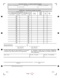 Form PWGSC-TPSGC2020 Confirmation of Salary and Service - Canada (English/French), Page 3