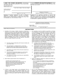 Form PWGSC-TPSGC2467 Statutory Declaration - Canada (English/French), Page 3