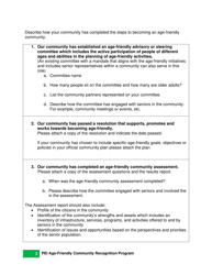 Pei Age-Friendly Recognition Application Form - Prince Edward Island, Canada, Page 2