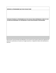 Forme PAF Approbation Prealable De Cours En Vue D&#039;un Reclassement - Prince Edward Island, Canada (French), Page 4