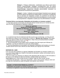 Forme AD INC ED Demande D&#039;attestation De Formation En Inclusion Scolaire Sur Un Brevet D&#039;enseignement De L&#039;i.-p.-e. - Prince Edward Island, Canada (French), Page 3