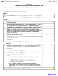 Forme 11PT15-30900 Declaration De La Taxe Sur Le Capital DES Corporations Financieres - Prince Edward Island, Canada (French), Page 5