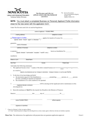 Form 4 &quot;Application for Transfer of Licence (Company)&quot; - Nova Scotia, Canada, Page 2