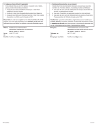 Form NWT1145 Nwt Application for Health Care - Northwest Territories, Canada (English/French), Page 3
