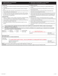 Form NWT1145 Nwt Application for Health Care - Northwest Territories, Canada (English/French), Page 7
