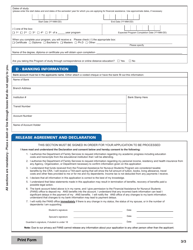 Application to Continue Student Financial Assistance - Financial Assistance for Nunavut Students - Nunavut, Canada, Page 3