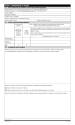 Forme FO-0603 Etape 1 - Demande En Vue D&#039;une Analyse Par Le Comite Consultatif Sur L&#039;offre De Services De Garde Educatifs a L&#039;enfance - Quebec, Canada (French), Page 3