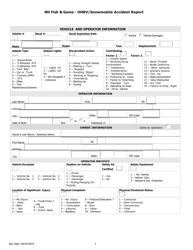 Ohrv/Snowmobile Accident Report - New Hampshire, Page 4