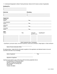 UCC Form F102 Application for Annual Permit - New Jersey, Page 2