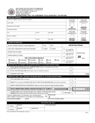 Document preview: International Fuel Tax Agreement (Ifta) Quarterly Tax Return - New Jersey