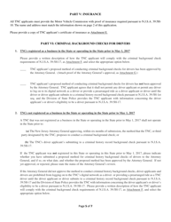 Form TNC-1 Transportation Network Company Permit Application Form - New Jersey, Page 5
