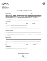 Form BLS-19 Fingerprint Request Notification - New Jersey, Page 2