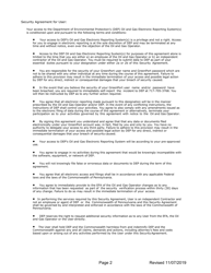 User&#039;s Registration and Security Agreement for Oil and Gas Electronic Submission Systems - Pennsylvania, Page 2