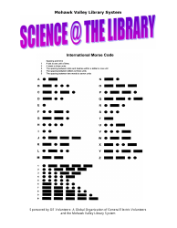 Document preview: International Morse Code Chart - Mohawk Valley Library System