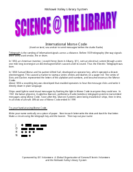 International Morse Code Chart - Mohawk Valley Library System, Page 2