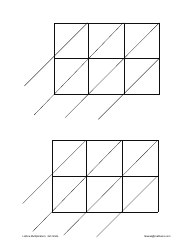 Lattice Multiplication Chart - 2x3 Grids Download Printable PDF ...