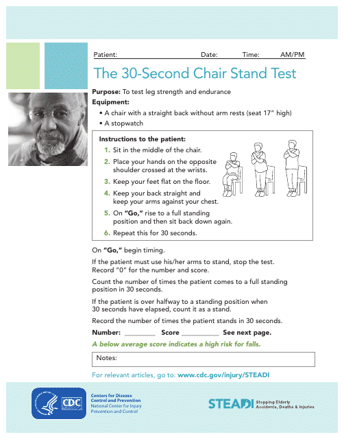 The 30-second Chair Stand Test