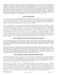 Temporary Protection From Abuse Order - Pennsylvania (English/Spanish), Page 6