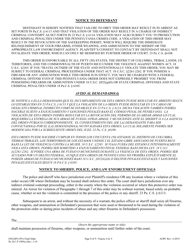 Final Protection From Abuse Order - Pennsylvania (English/Spanish), Page 8