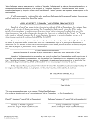 Final Protection From Abuse Order - Pennsylvania (English/Spanish), Page 9