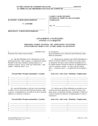 Document preview: Attachment A Petition for Protection From Abuse - Firearms, Other Weapons, or Ammunition Inventory - Pennsylvania (English/French)