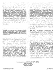 Notice of Hearing and Order - Pennsylvania (English/French), Page 2