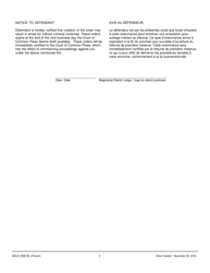 Form MDJS306D-BL Order Granting Petition for Emergency Relief in Connection With Claims of Sexual Violence or Intimidation - Pennsylvania (English/French), Page 2
